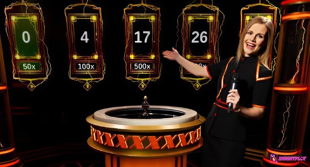 Lightning Roulette is an exciting variation of the traditional Roulette game