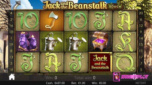 Various features of Jack and the Beanstalk