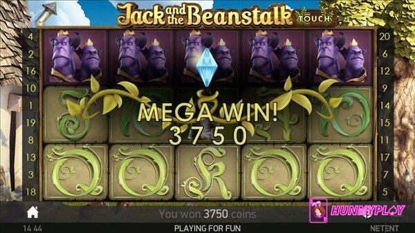 Jack and the Beanstalk Slots players can win up to 3,000 times their bet.