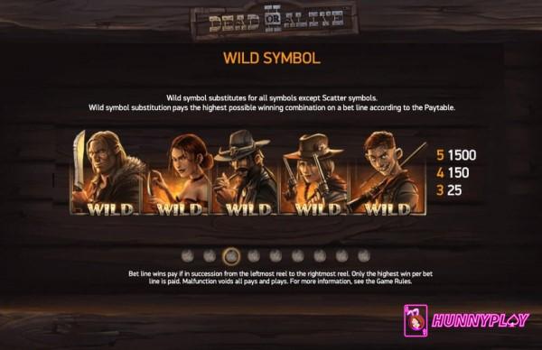 Dead or Alive’s Wild symbols 