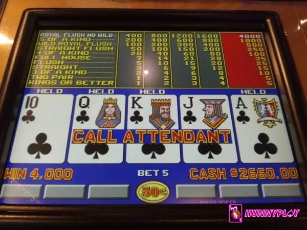 In video Poker, low pairs and no pairs are typically best to discard.