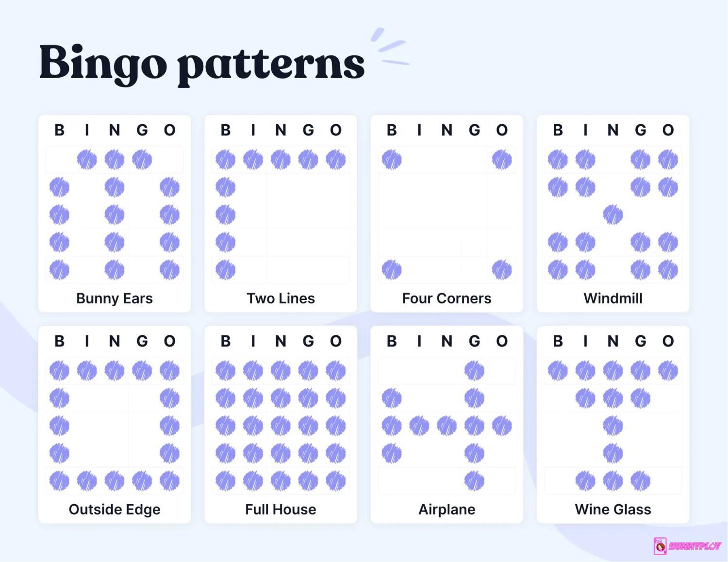 Regular Bingo patterns