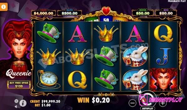 Queenie Slots gameplay