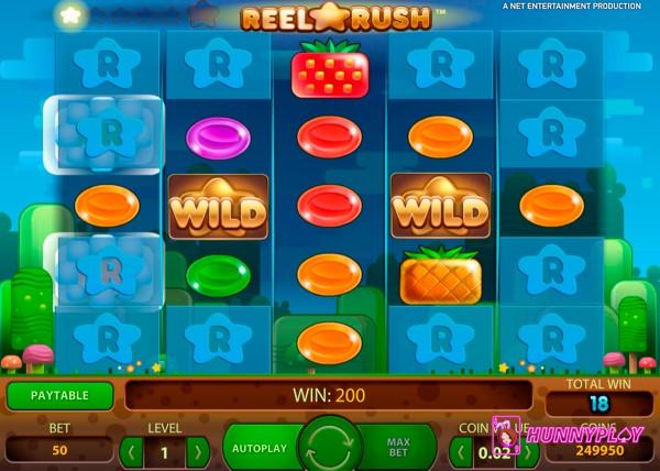 Reel Rush has an impressive RTP of 96.96%, which puts it among the high RTP slots.