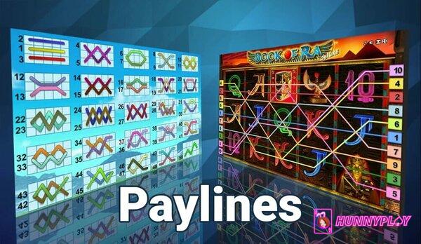 There are various types of paytable and paylines based on the slot machine developer's settings and casino rules.