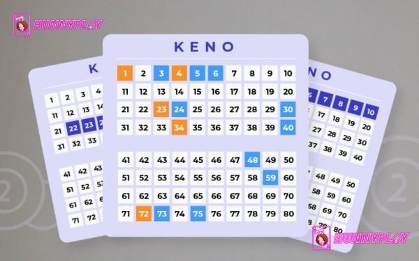 Keno patterns are created by identifying numbers that frequently appear in specific spots.