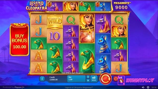 best Playson slot - Legend of Cleopatra Megaways