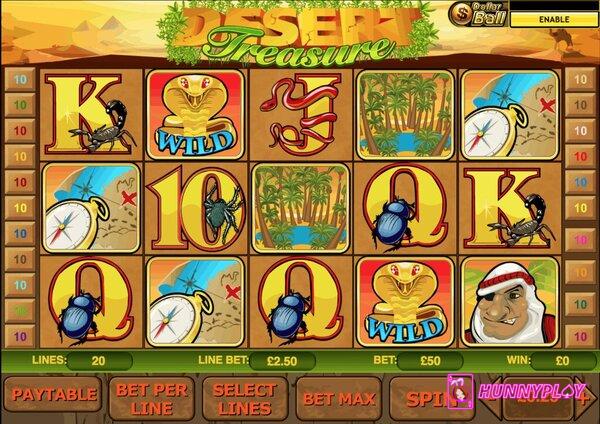 best Playtech slot - Desert Treasure 