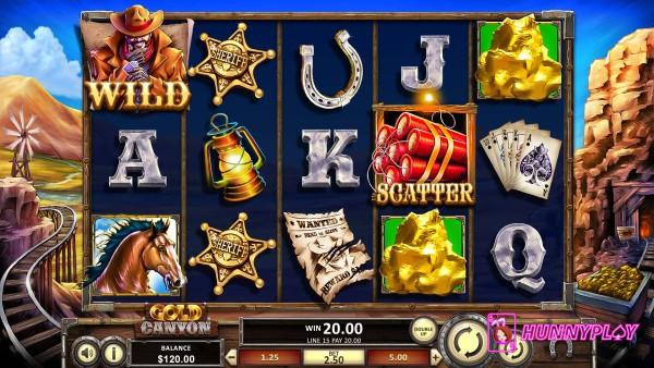 Gold Canyon Slot by BetSoft