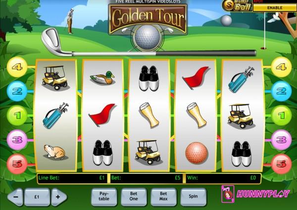 Golden Tour Slot by Playtech