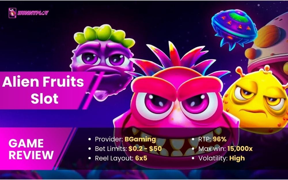 Alien Fruits slot - Feature image