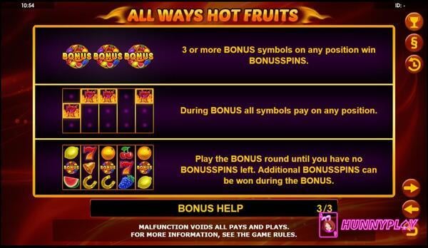 Features in All Ways Hot Fruits