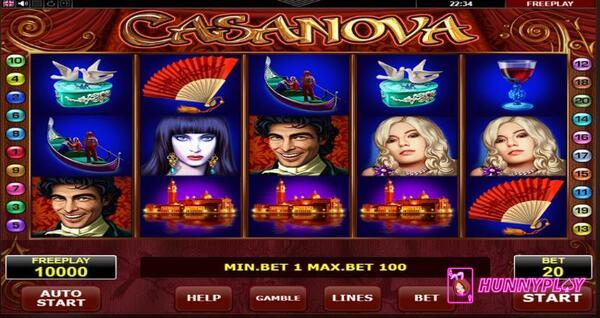 best Amatic slot - Casanova