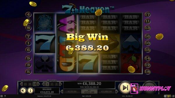 best BetSoft slot - 7th Heaven