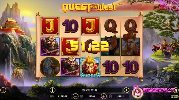 best BetSoft slot - Quest to the West