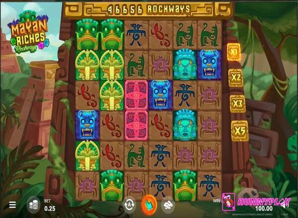 best Mascot Gaming slot - Mayan Riches Rockways