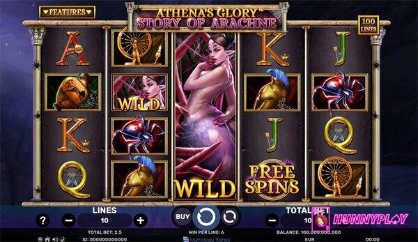 best Spinomenal slot - Story of Arachne Athena's Glory