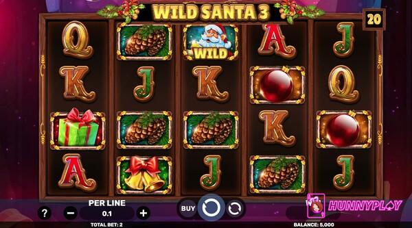 best Spinomenal slot - Wild Santa 3