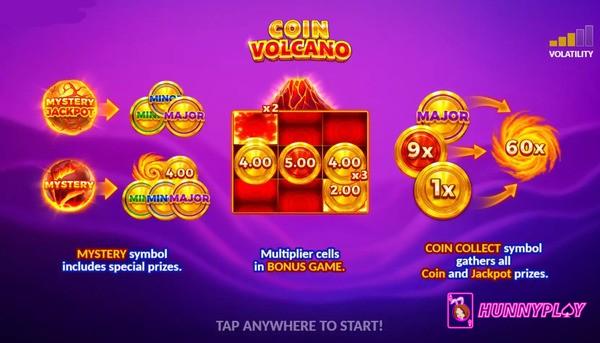 Coin Volcano slot’s features