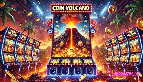 Coin Volcano slot - illustration