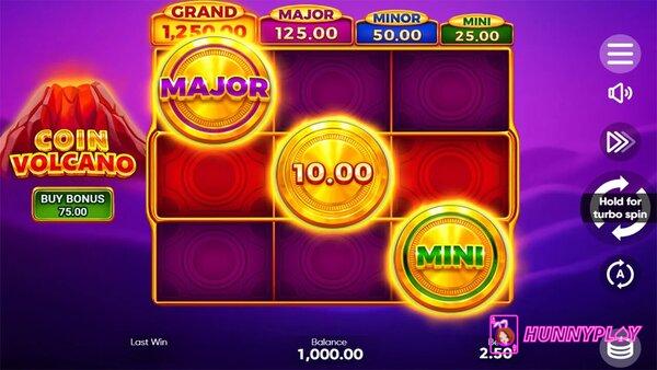 Jackpot in Coin Volcano slot 