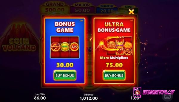 Coin Volcano slot’s ultra bonus games