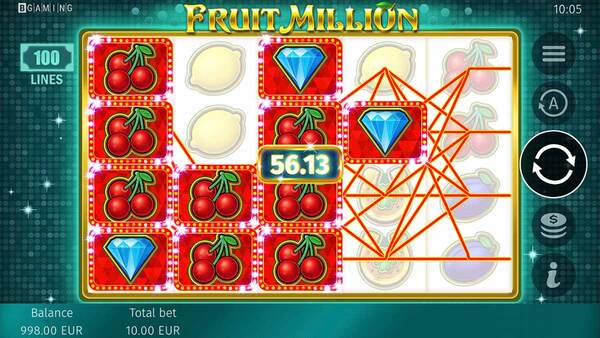 Fruit Million slot is a classic fruit-themed slot.