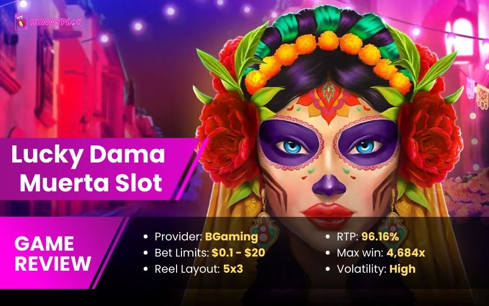 Lucky Dama Muerta Slot - Feature Image