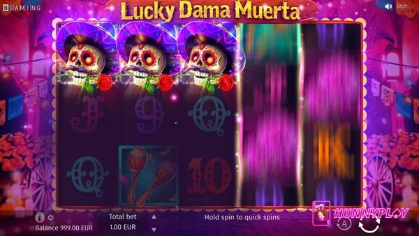 Spinning with Lucky Dama Muerta is easy.