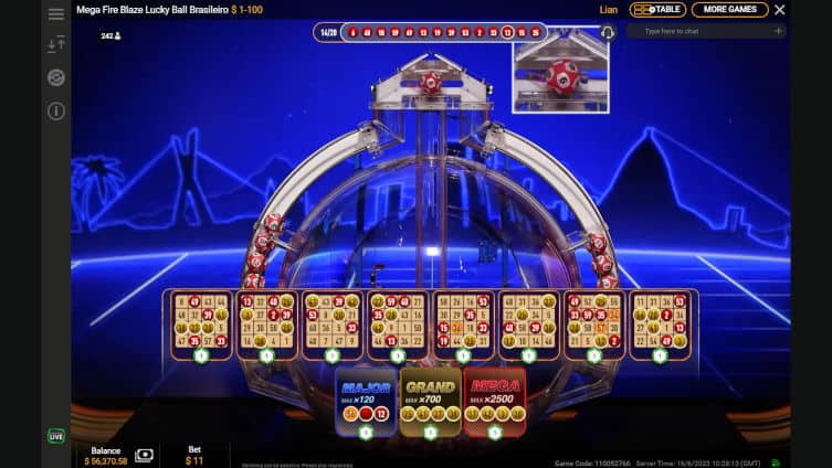 mega fire blaze lucky ball slot Review