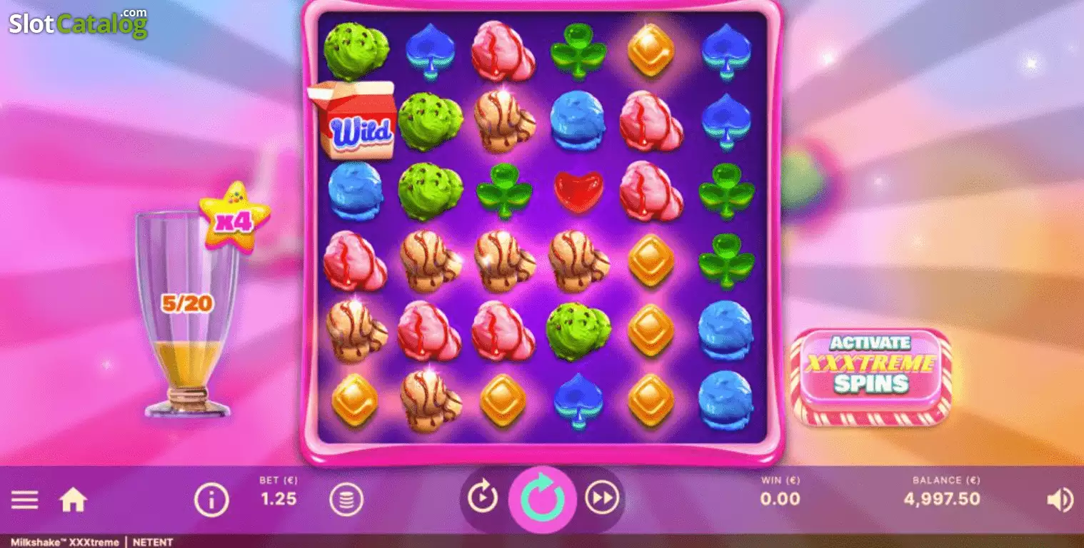 About milkshake xxxtreme slot At HunnyPlay