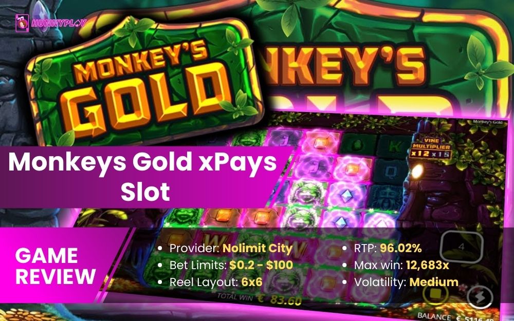 Monkeys Gold xPays Slot - Feature image