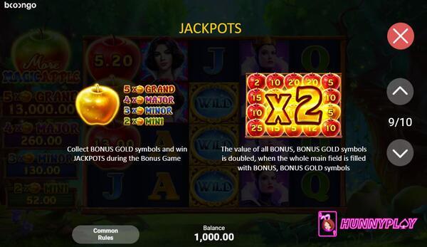 Jackpot in More Magic Apple