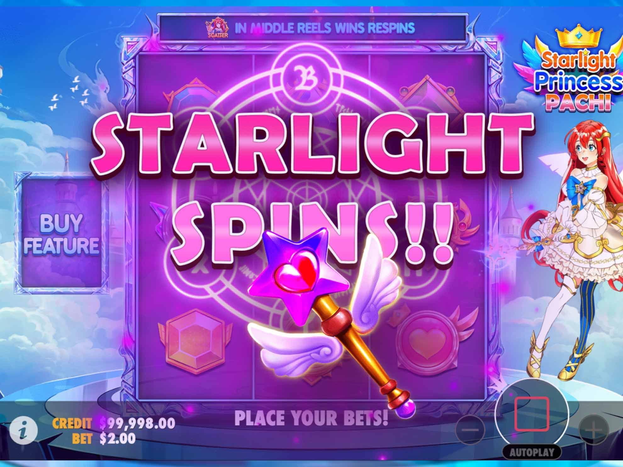 Starlight Princess Pachi Slot at HunnyPlay.io