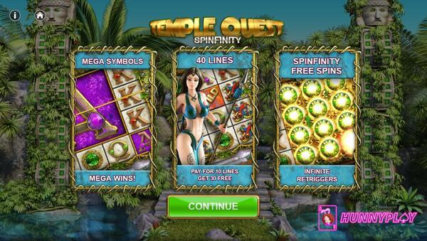 Temple Quest Spinfinity Slot - Feature Overview