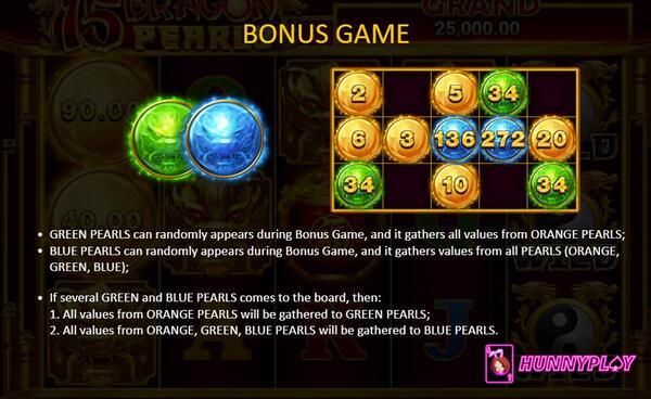 15 Dragon Pearls - bonus game