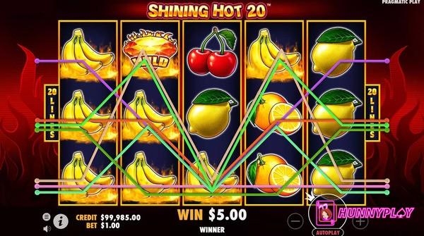 Shining Hot 20 slot - paylinesv